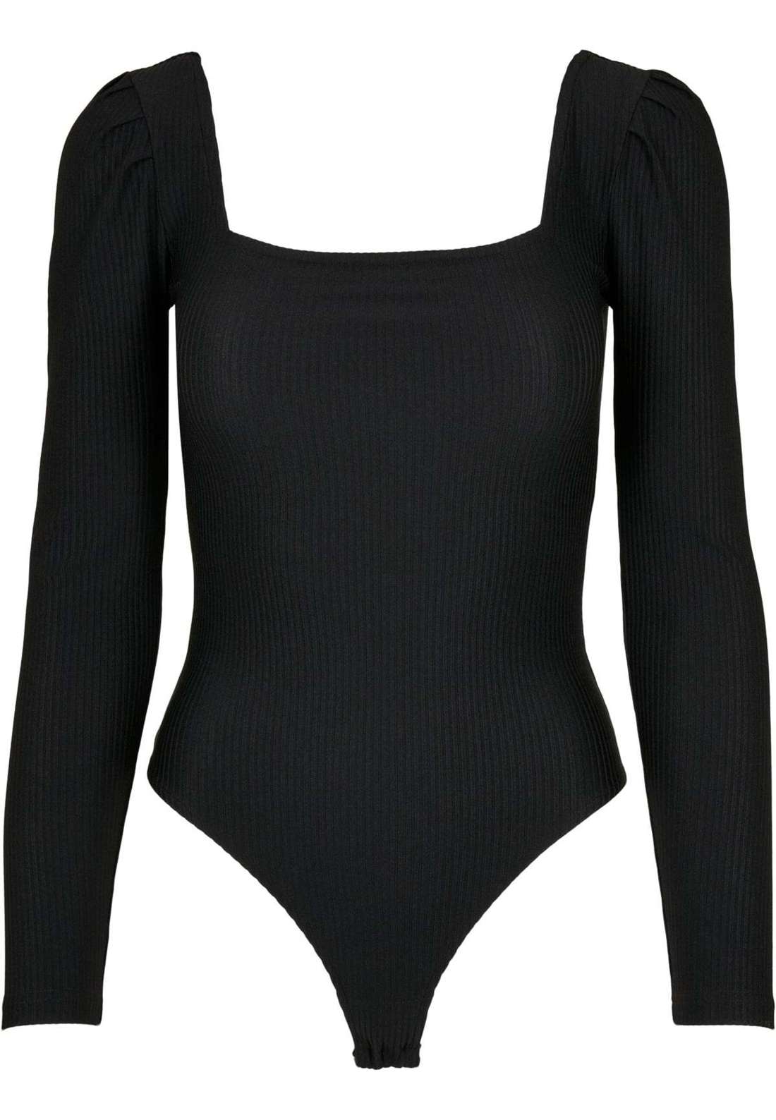 тело Urban Classics Damen Ladies Rib Puffer Sleeve Body LS