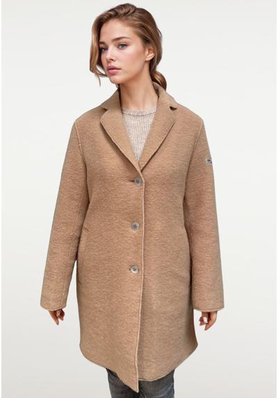 Длинное пальто с планкой на пуговицах Wool Coat / Carry