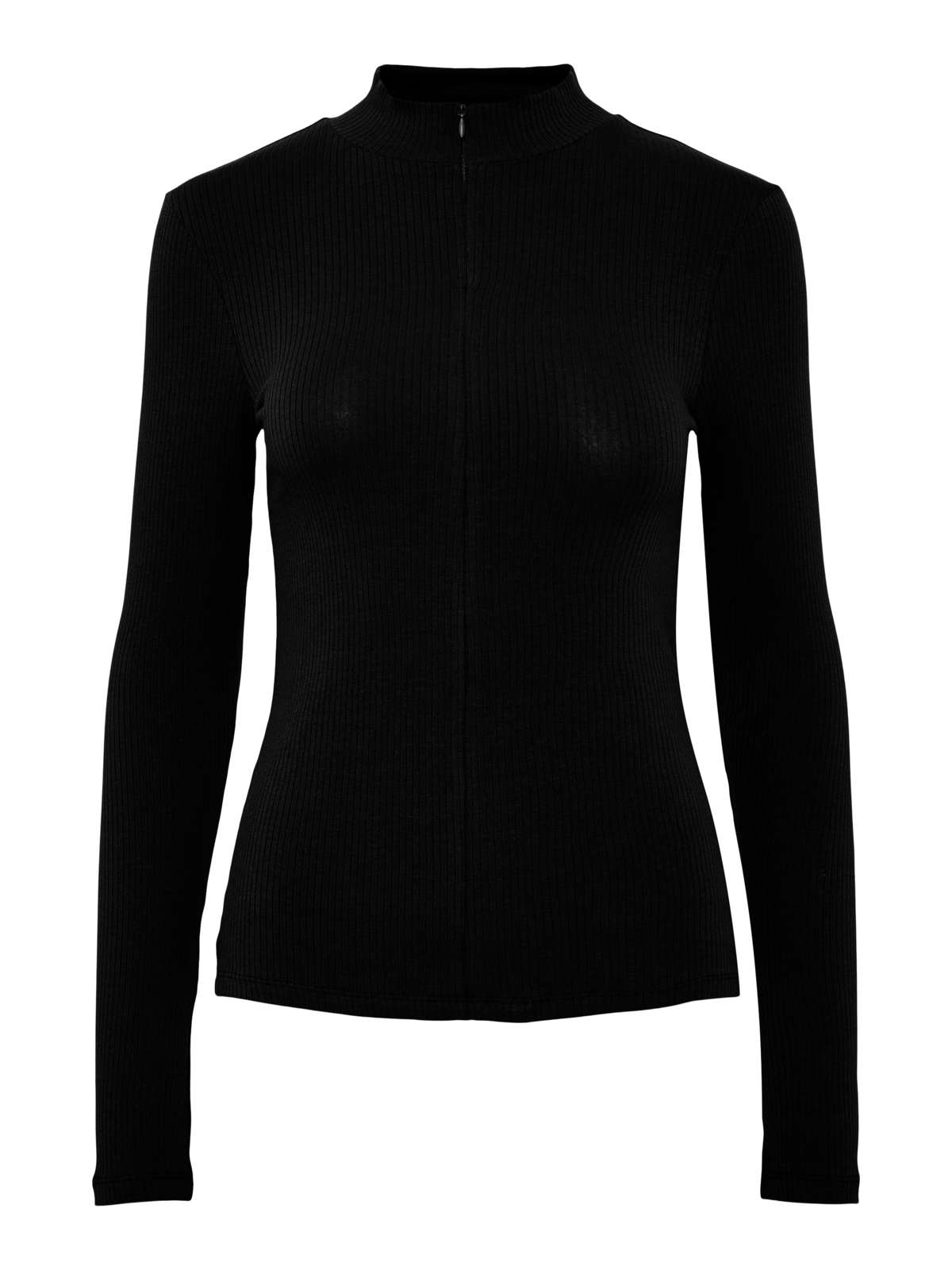 рубашка с воротником стойкой »PCKITTE ZIP LS T-NECK TOP NOOS BC«