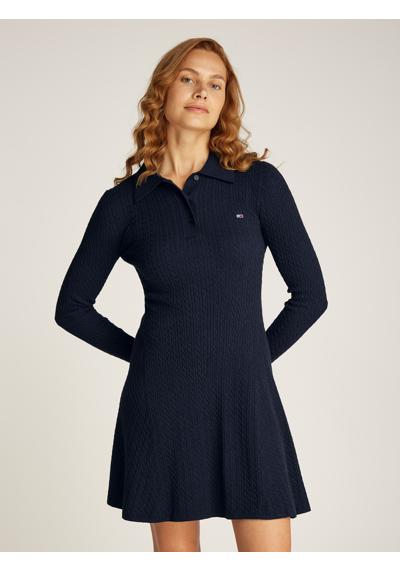 Вязаное платье мелким косым узором »TJW F&F POLO CABLE SWEATER DRESS«