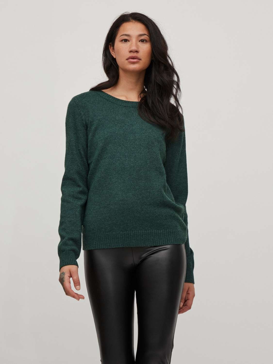 Свитер с круглым вырезом »VIRIL O-NECK L/S KNIT TOP - NOOS«