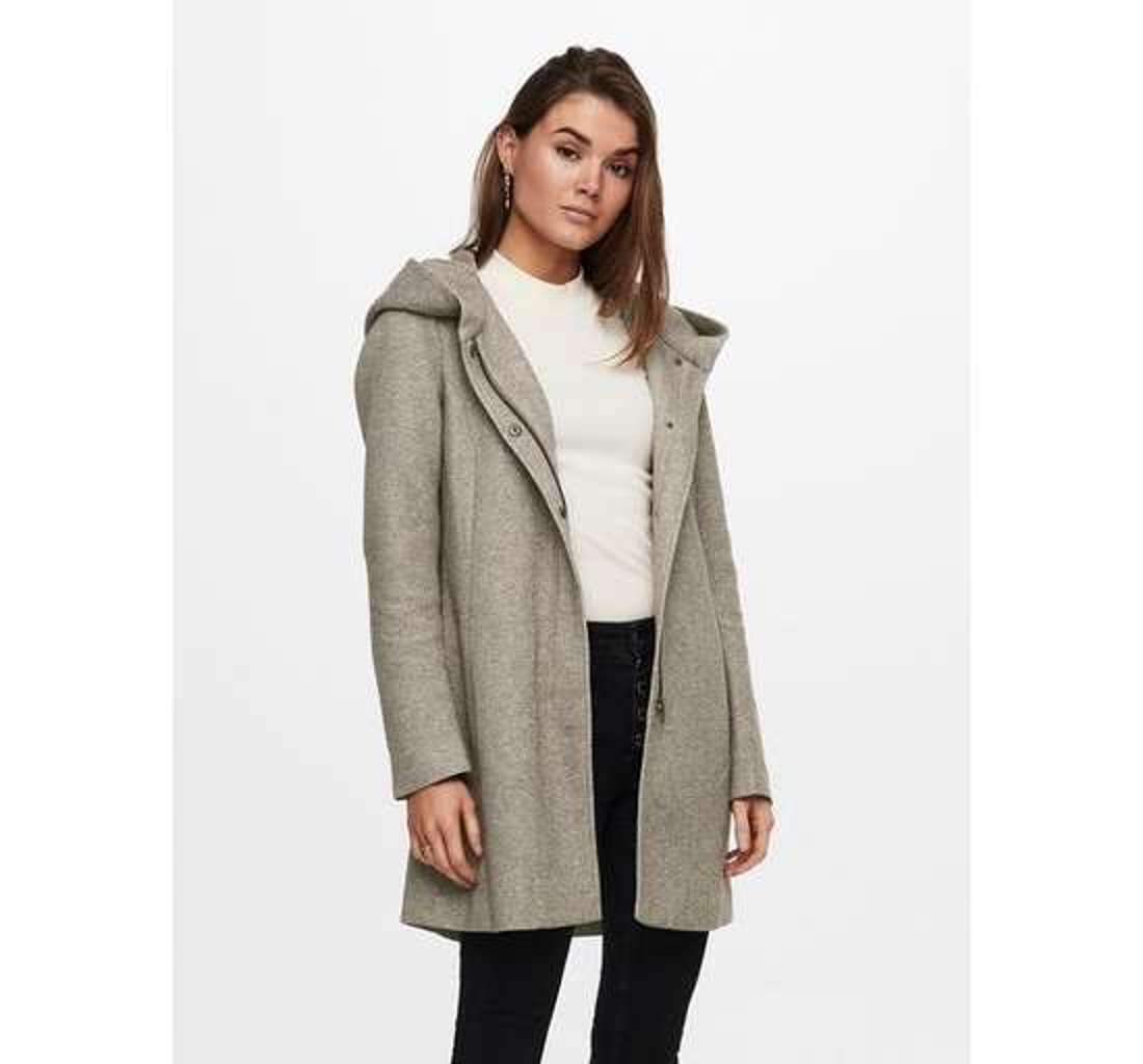 Длинная куртка с капюшоном в пестрый вид ONLSEDONA LIGHT COAT OTW NOOS