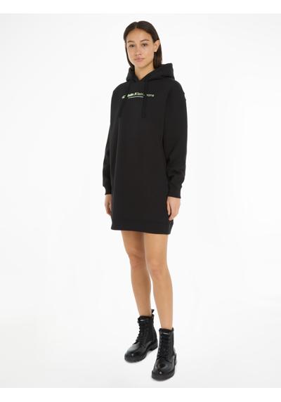 спортивное платье CK SLOGAN HOODIE DRESS