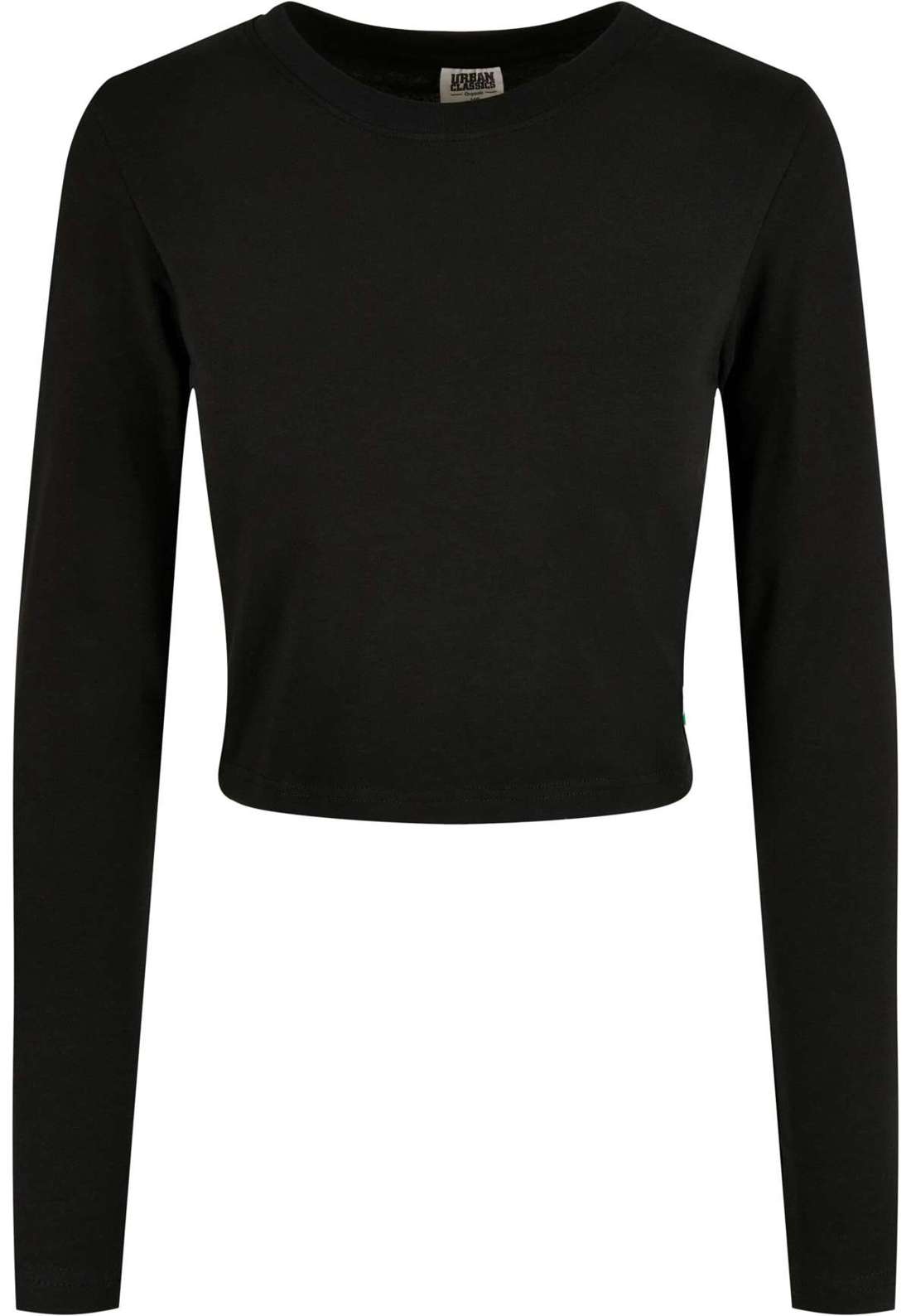 Рубашка с длинным рукавом Urban Classics Damen Ladies Organic Cropped Longsleeve