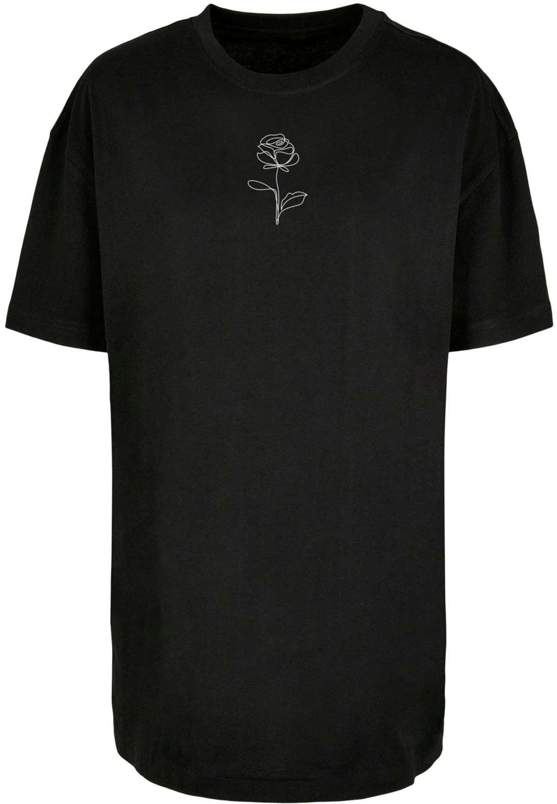 футболка Damen Ladies Rose Oversized Boyfriend Tee
