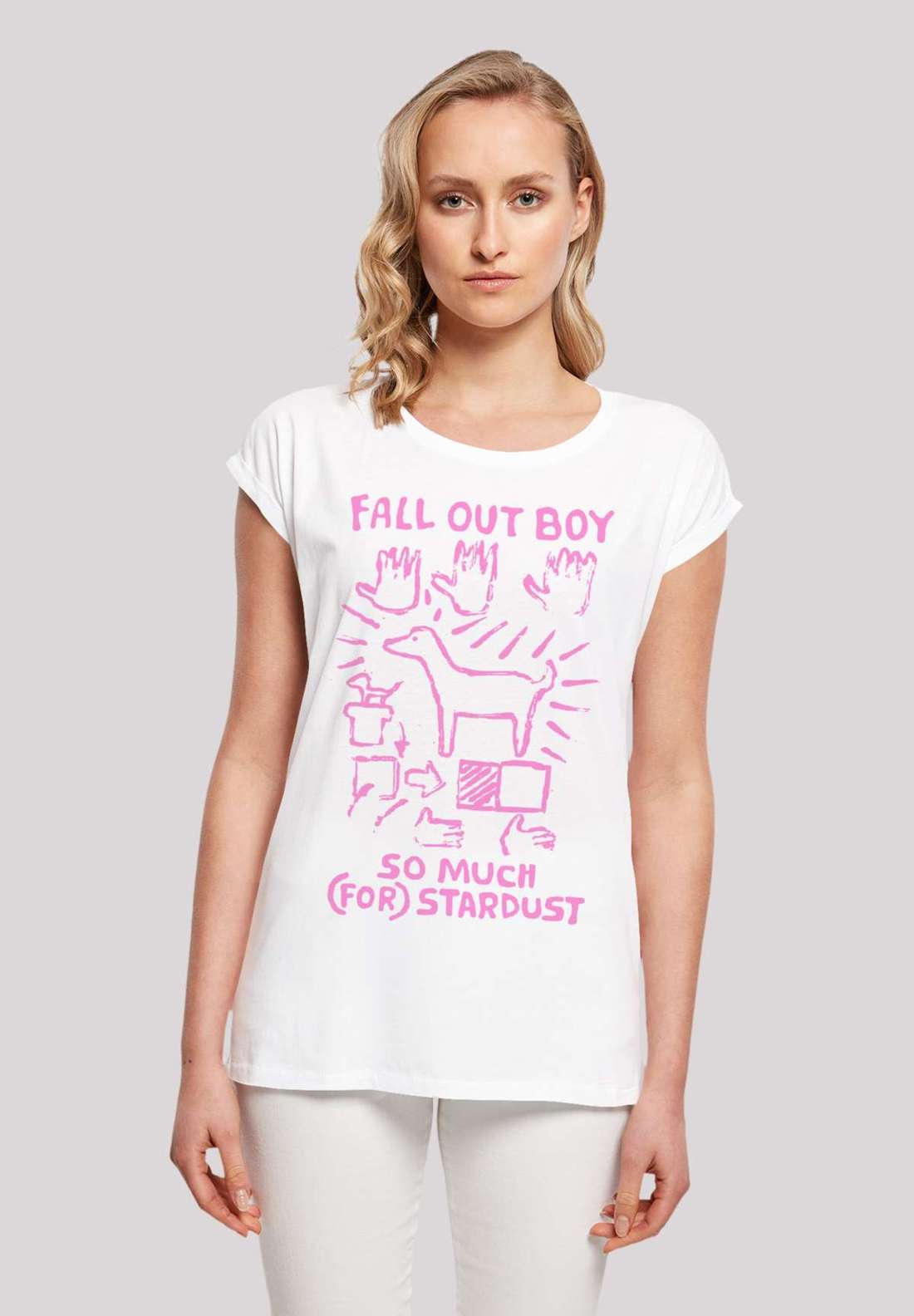 футболка Fall Out Boy Pink Dog So Much Stardust