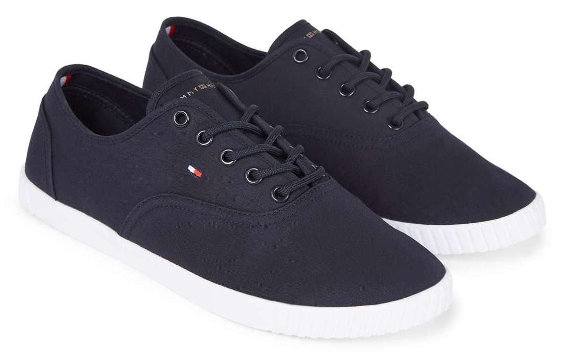 Узкие кроссовки CANVAS LACE UP SNEAKER
