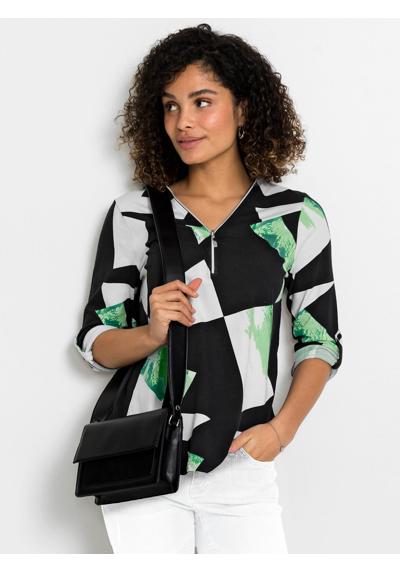 Рубашка с длинным рукавом Modal-Baumwoll-Shirt