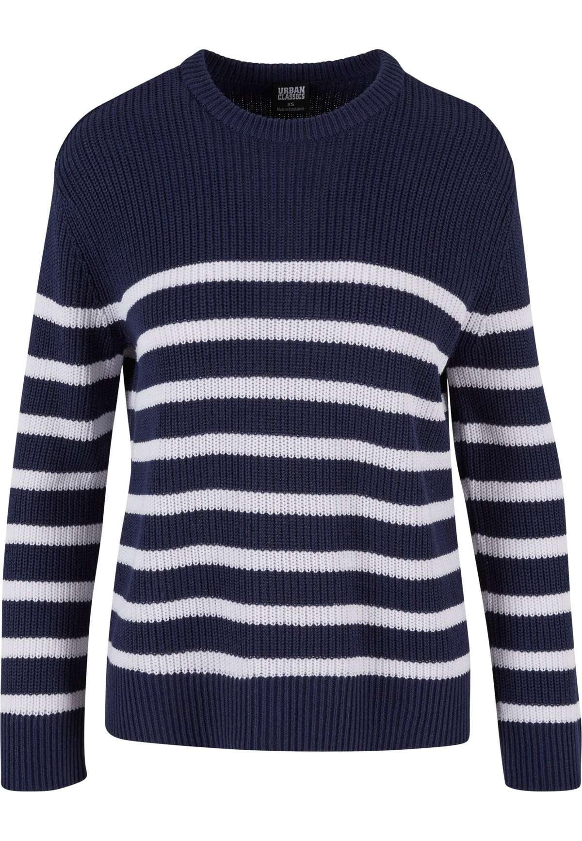 Свитер с круглым вырезом »Urban Classics Damen Ladies Rib Striped Sweater«