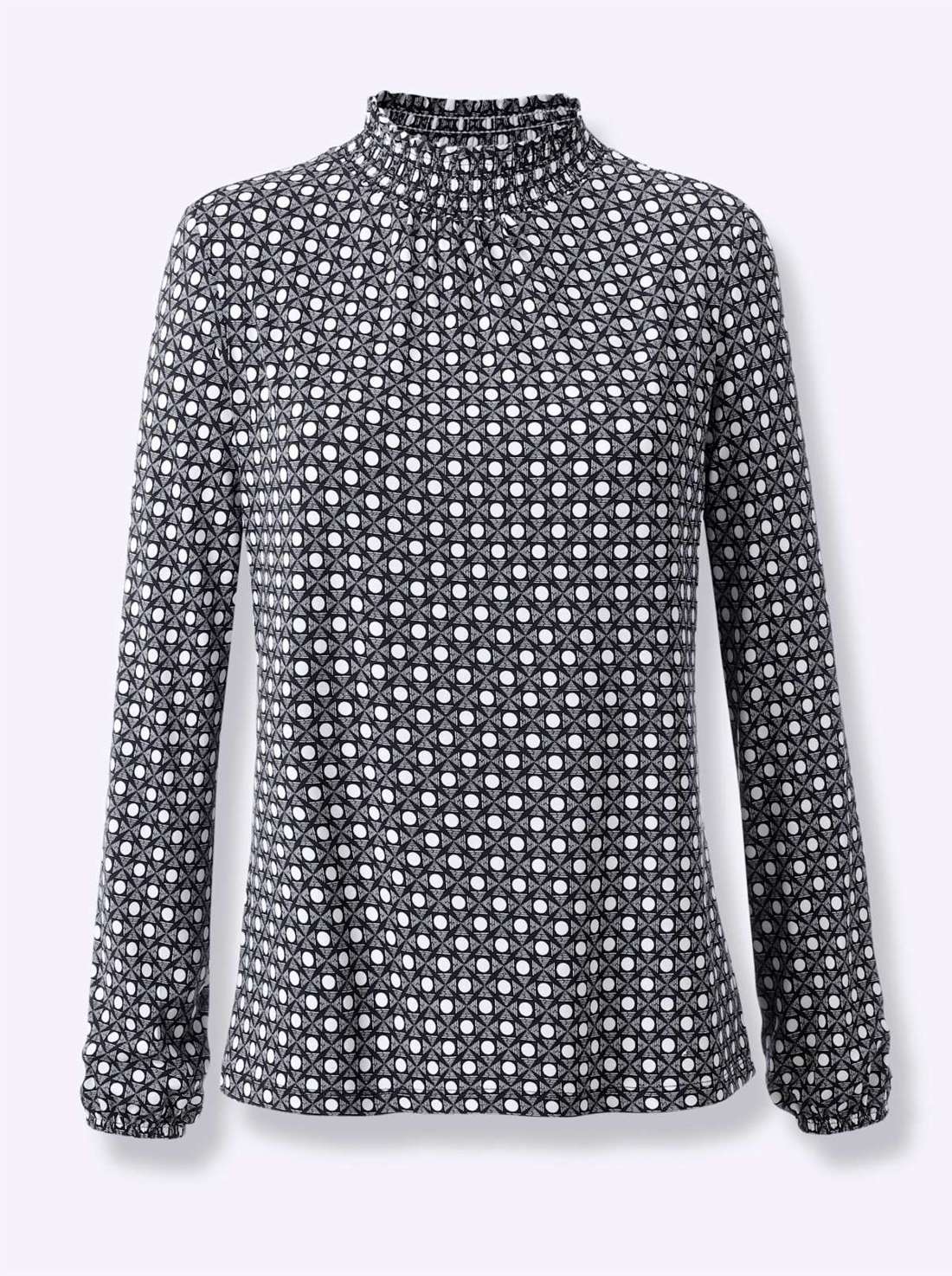 Рубашка с длинным рукавом Stehkragen-Shirt