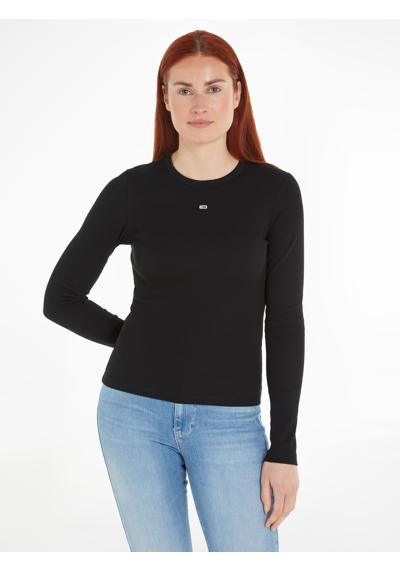 Рубашка с длинными рукавами и вышивкой логотипа TJW SLIM ESSENTIAL RIB LS