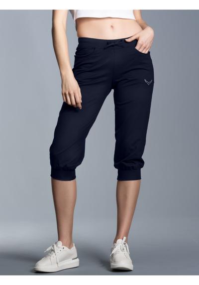 Брюки из джерси TRIGEMA Hüfthose mit Kristallsteinen
