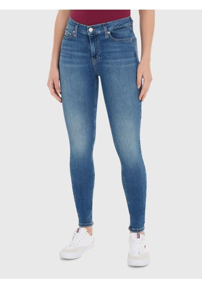 Джинсы скинни с потертостями Tommy Jeans - Damenjeans- NORA Mid Rise - Skinny Fit