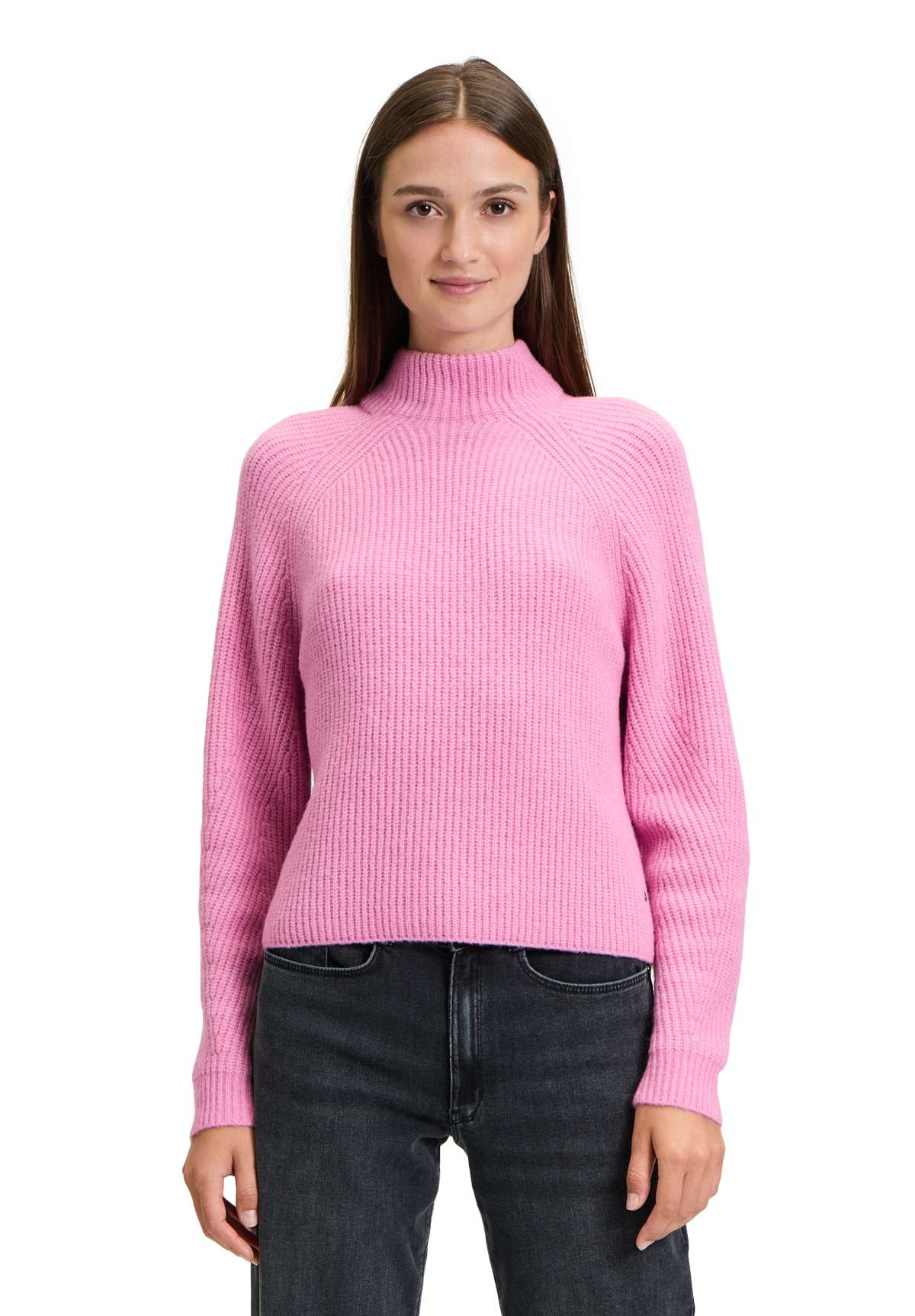 Вязаный свитер »Betty & Co Grobstrick-Pullover mit hohem Kragen«