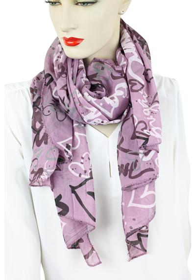 Модный шарф (1 штука), производство Италия, с содержанием шелка.
