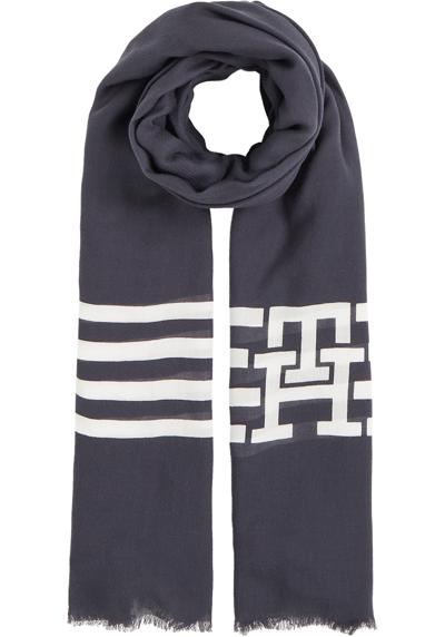 Шарф с тисненым логотипом TH NAVAL SCARF