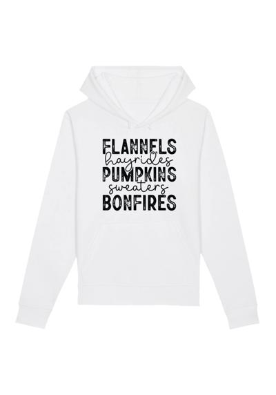 Толстовка с капюшоном flannels pumpkins bonfires