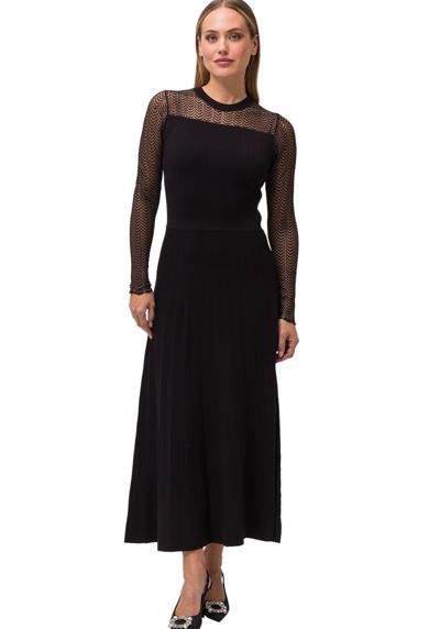 Трикотажное платье zero Strickkleid mit transparenten Ärmeln