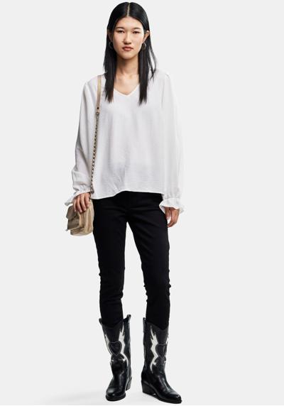 Рубашка с длинным рукавом PCTIFFANY LS V-NECK TOP NOOS BC