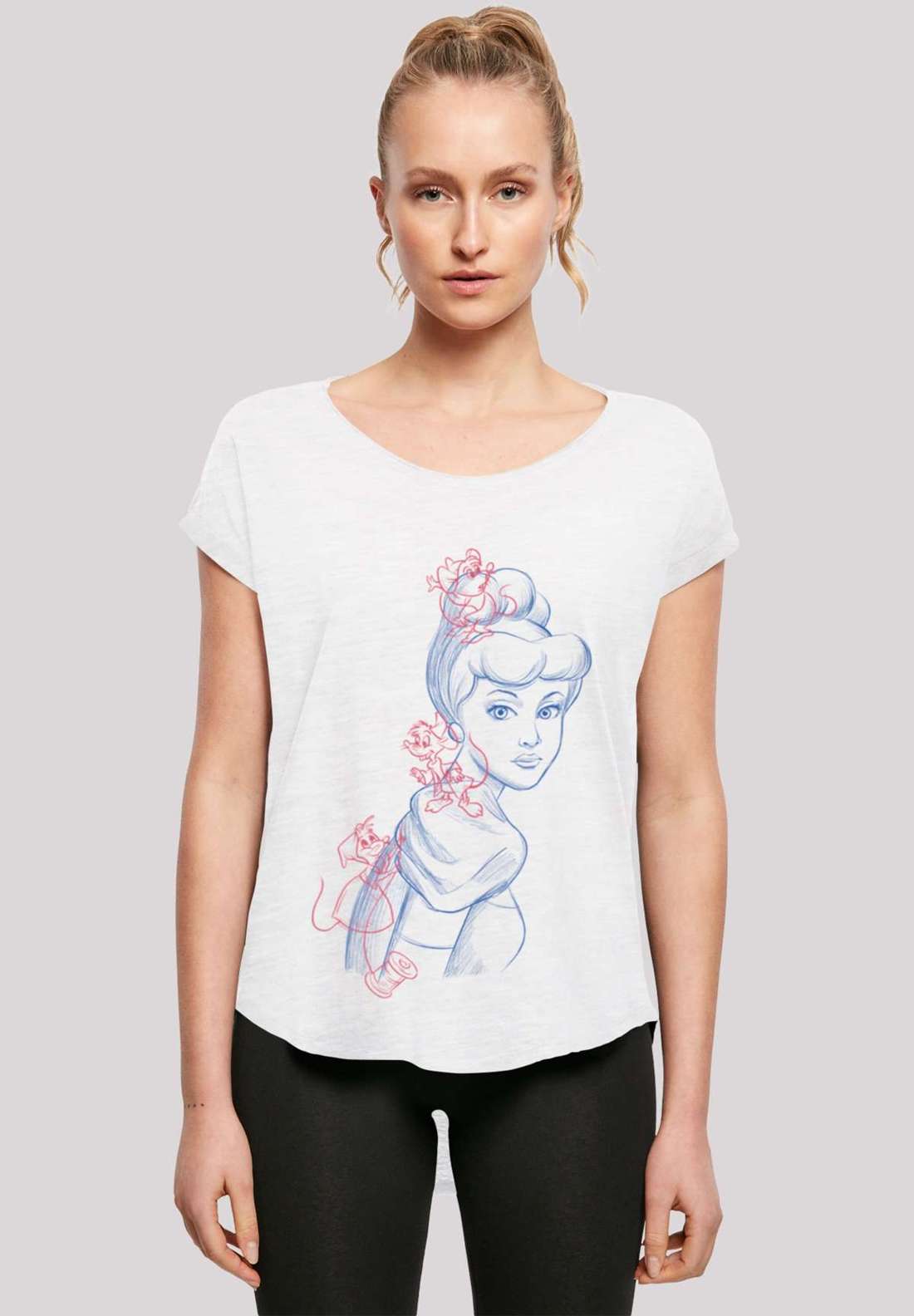футболка Disney Cinderella Mouse Zeichnung