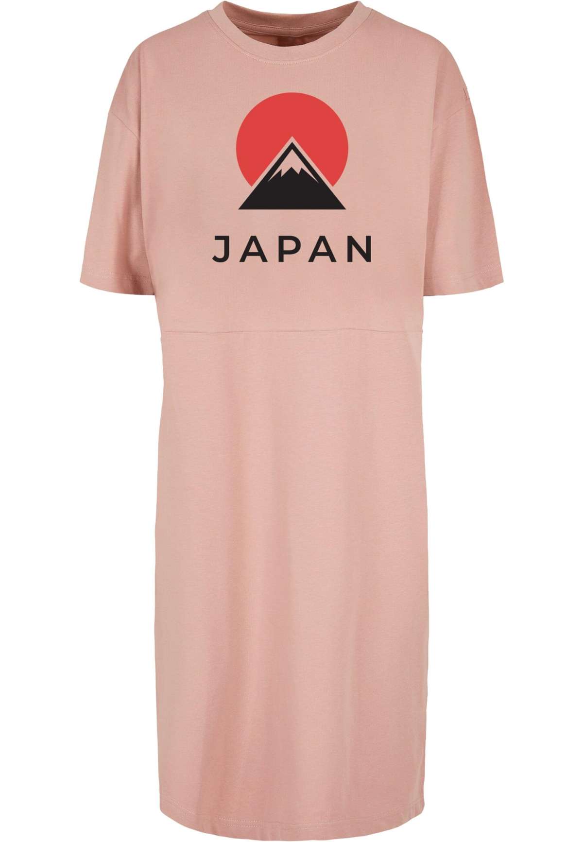 Платье-рубашка »Damen Ladies Japan Organic Oversized Slit Tee Dress«