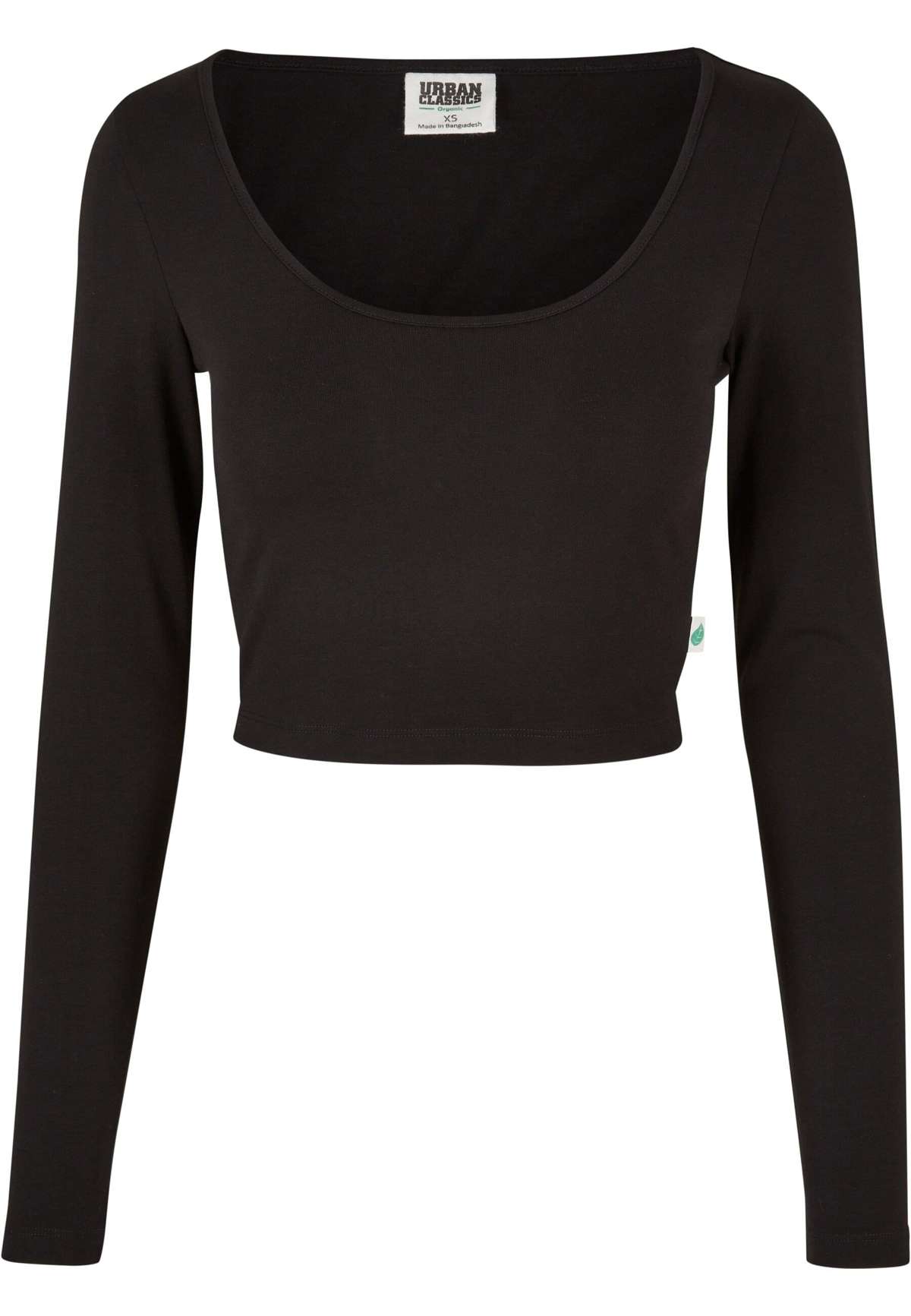 Длинный рукав »Urban Classics Damen Ladies Organic Wide Neck Cropped Longsleeve«