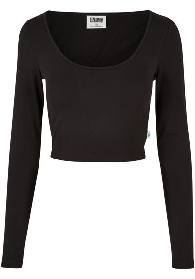 Длинный рукав »Urban Classics Damen Ladies Organic Wide Neck Cropped Longsleeve«