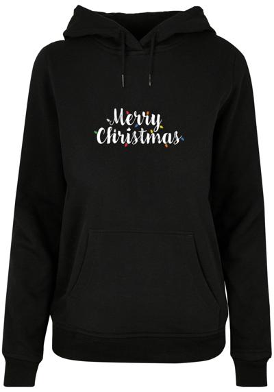 Толстовка с капюшоном Damen Ladies Merry Christmas Lights Basic Hoody