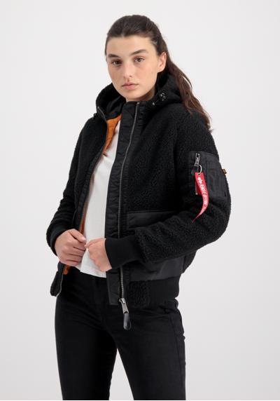 Куртка-бомбер Women - Bomber Jackets Zip Hood Teddy Women