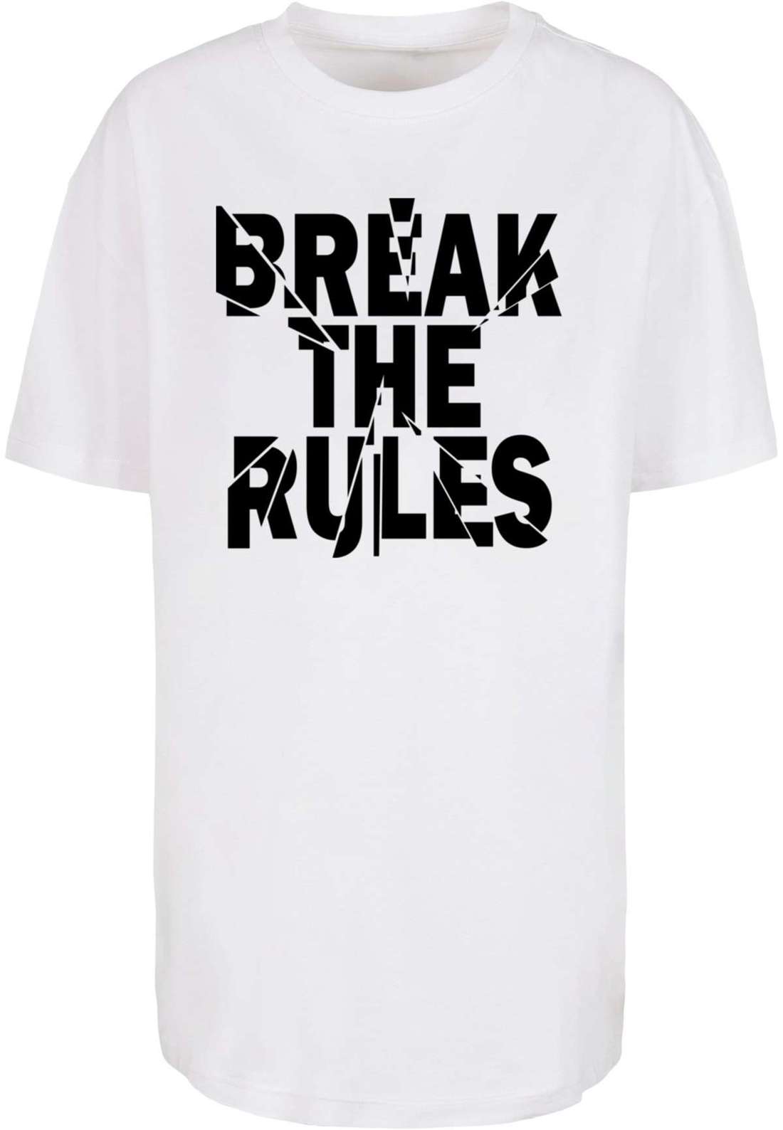 футболка Damen Ladies Break The Rules 2 Oversized Boyfriend Tee