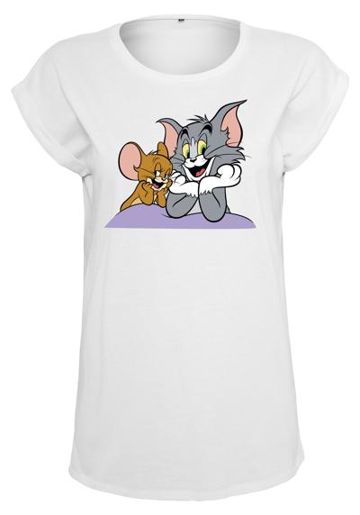 Рубашка с коротким рукавом Damen Ladies Tom & Jerry Pose Tee