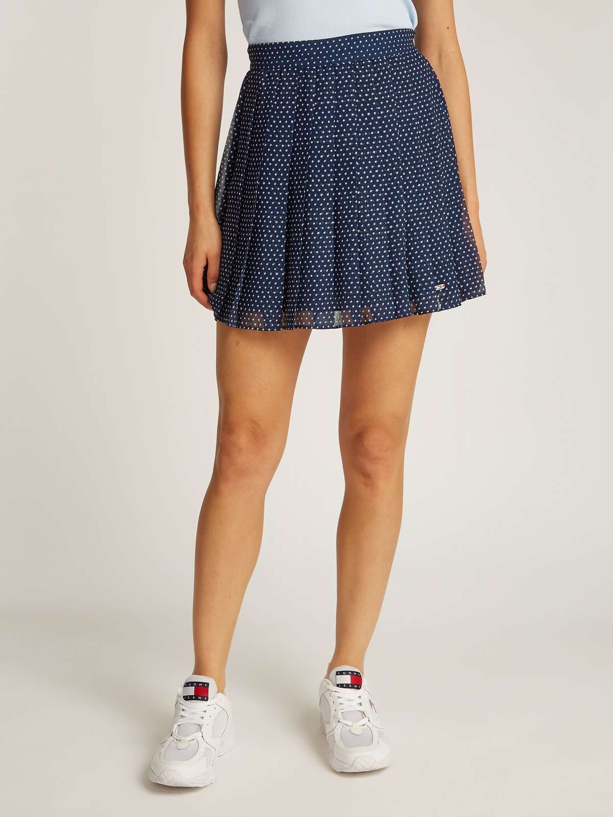 Плиссированная юбка с узором по всей поверхности »TJW MINI STAR AOP PLEATED SKIRT«