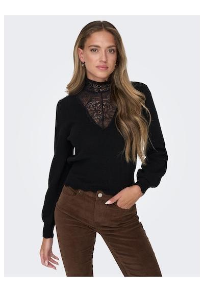 Свитер с воротником-стойкой ONLREBECCA LS MIX HIGHNECK CC KNT