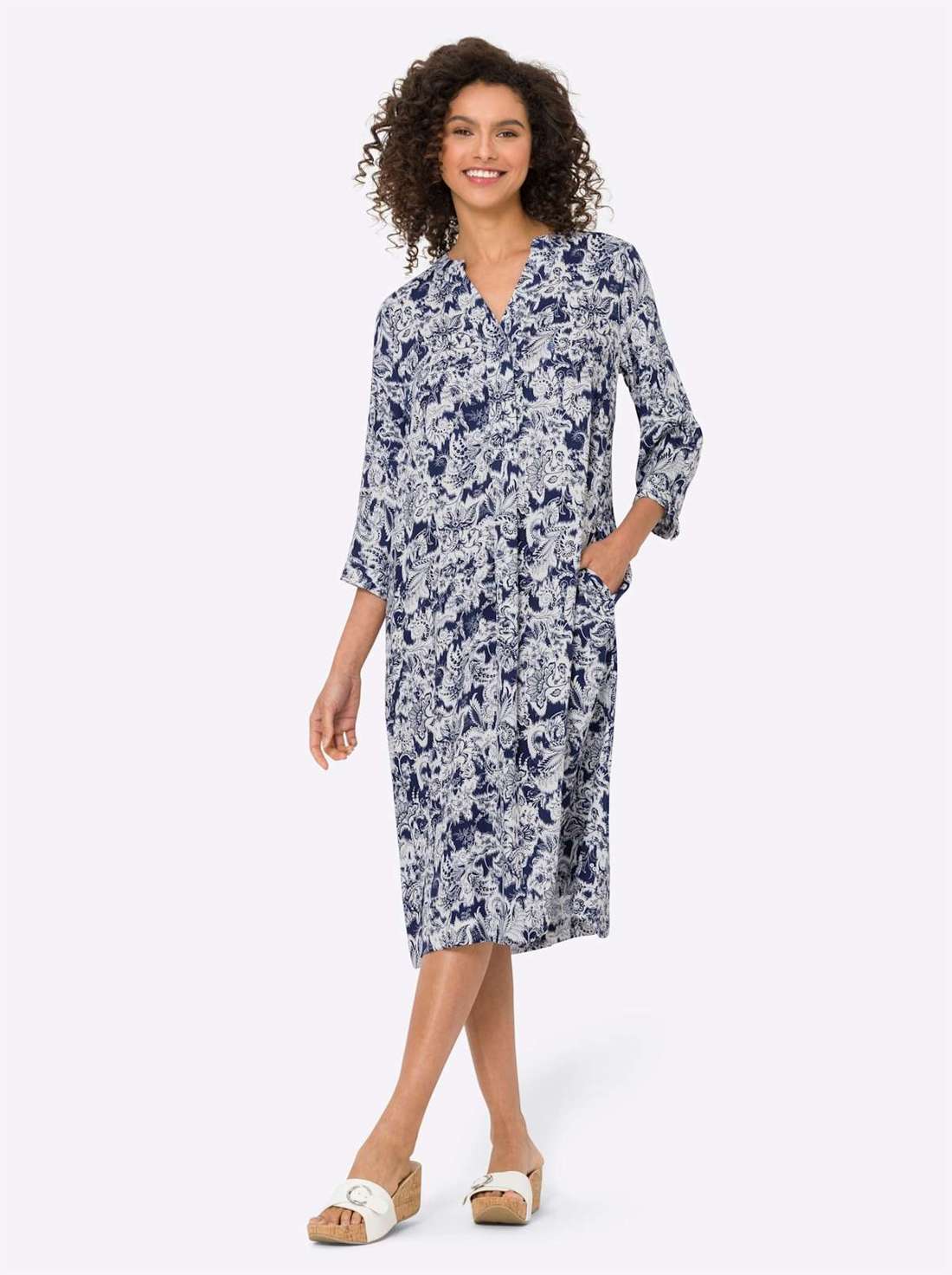 Платье с принтом Druck-Kleid