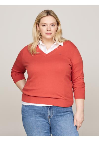 свитер с V-образным вырезом CRV CO JERSEY STITCH V-NK SWEATR