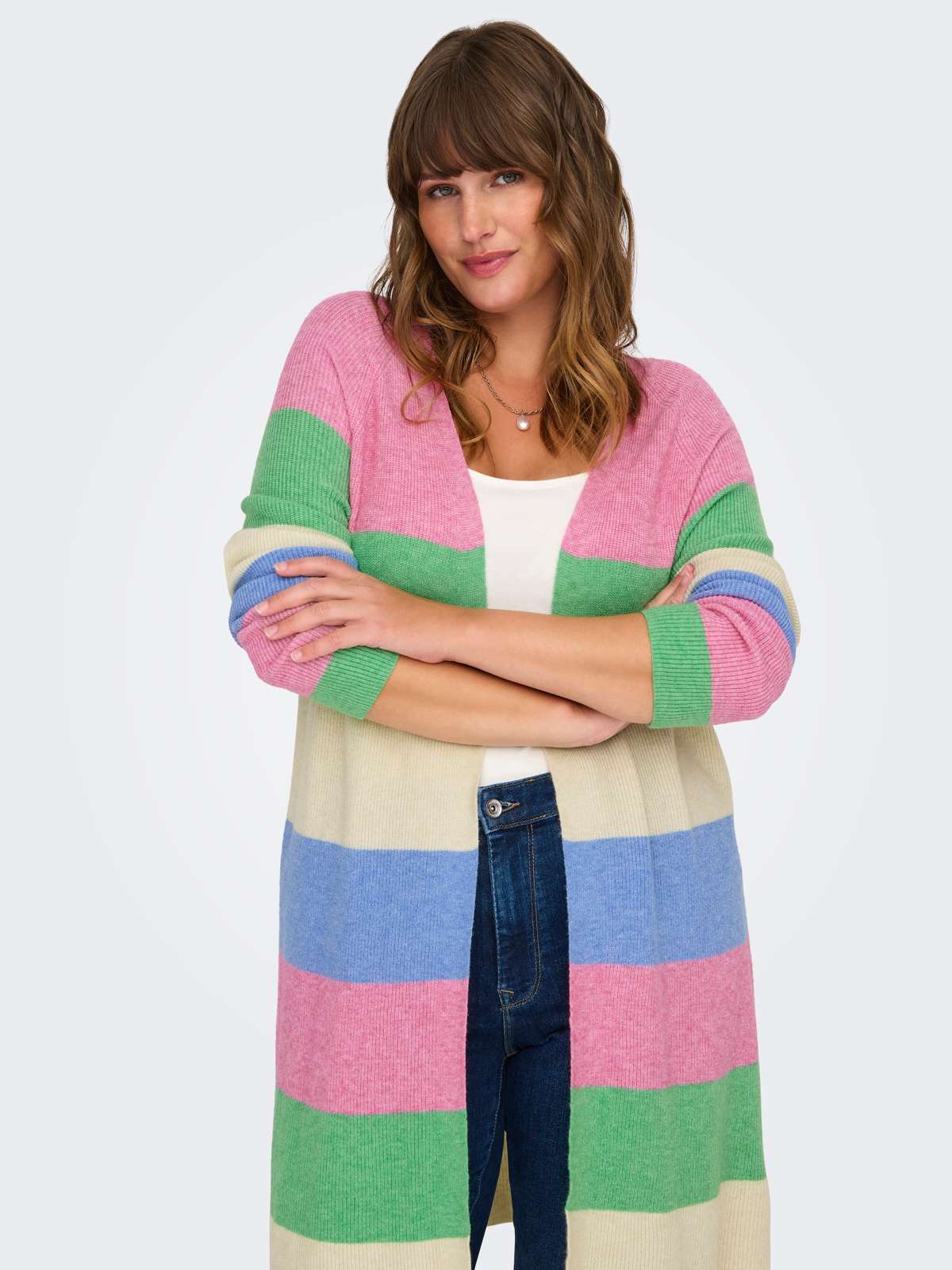 Кардиган »CARATIJA L/S STRIPE CARDIGAN KNT«