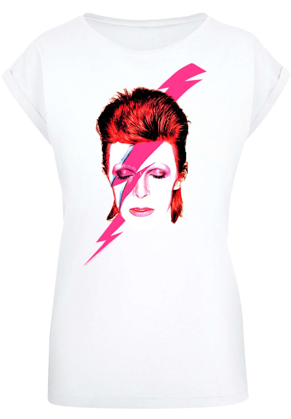 футболка »David Bowie Aladdin Sane Lightning Bolt«