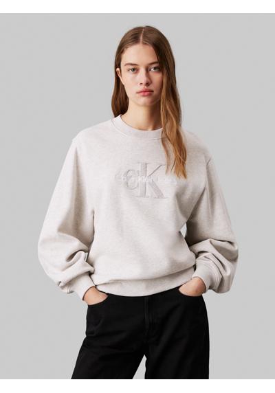 Толстовка с вышивкой логотипа CHENILLE MONOLOGO CREWNECK