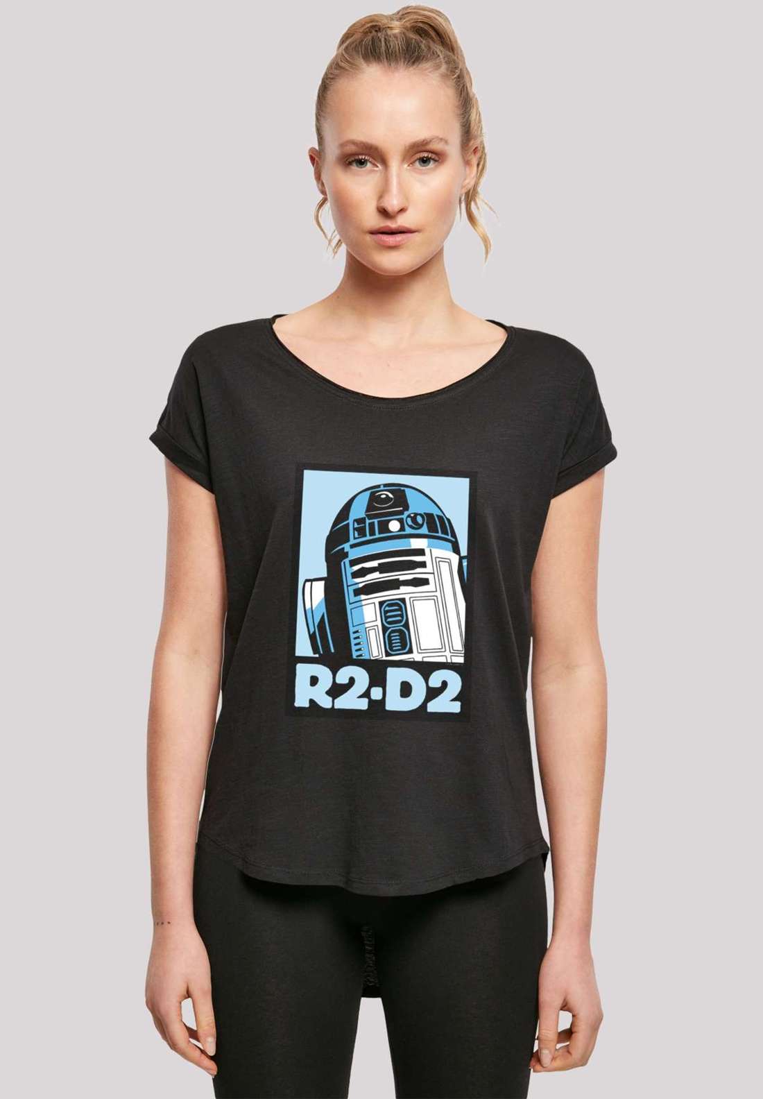 футболка Long Cut T-Shirt Star Wars R2-D2 Poster