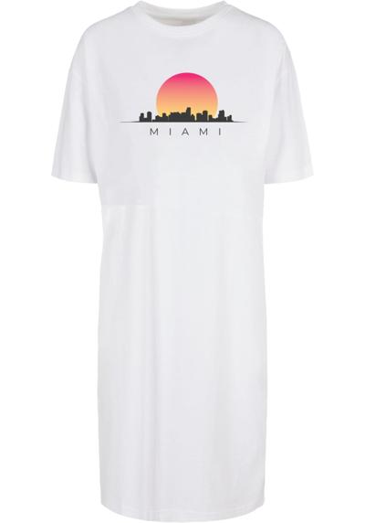 Платье-рубашка Damen Ladies Miami Organic Oversized Slit Tee Dress