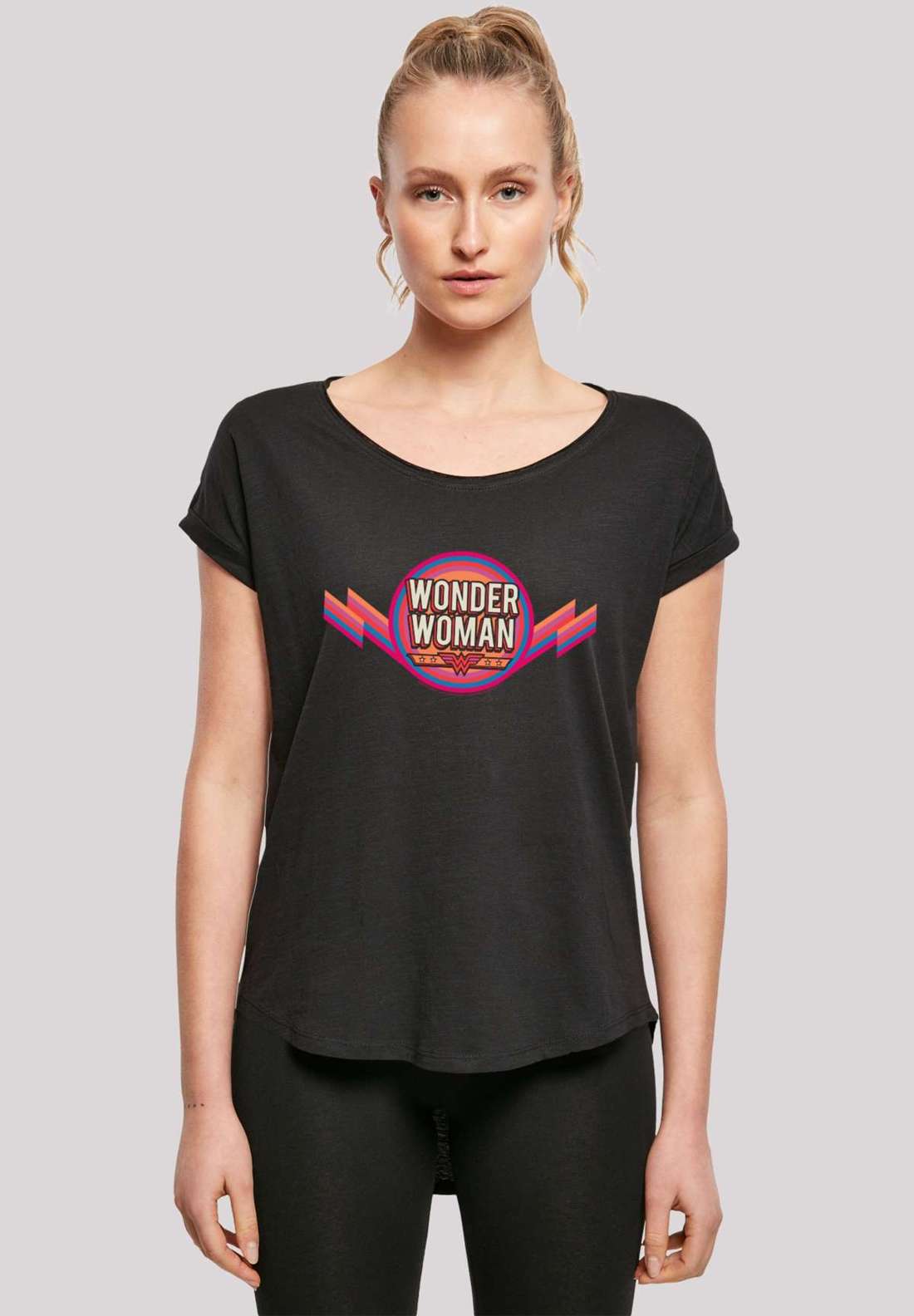футболка DC Comics Wonder Woman Rainbow Logo