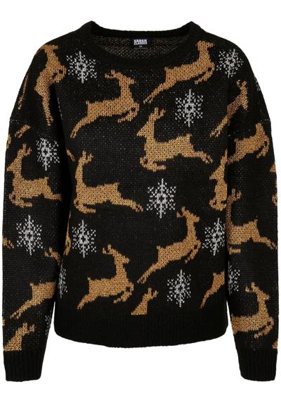 Свитер с круглым вырезом Urban Classics Damen Ladies Oversized Christmas Sweater