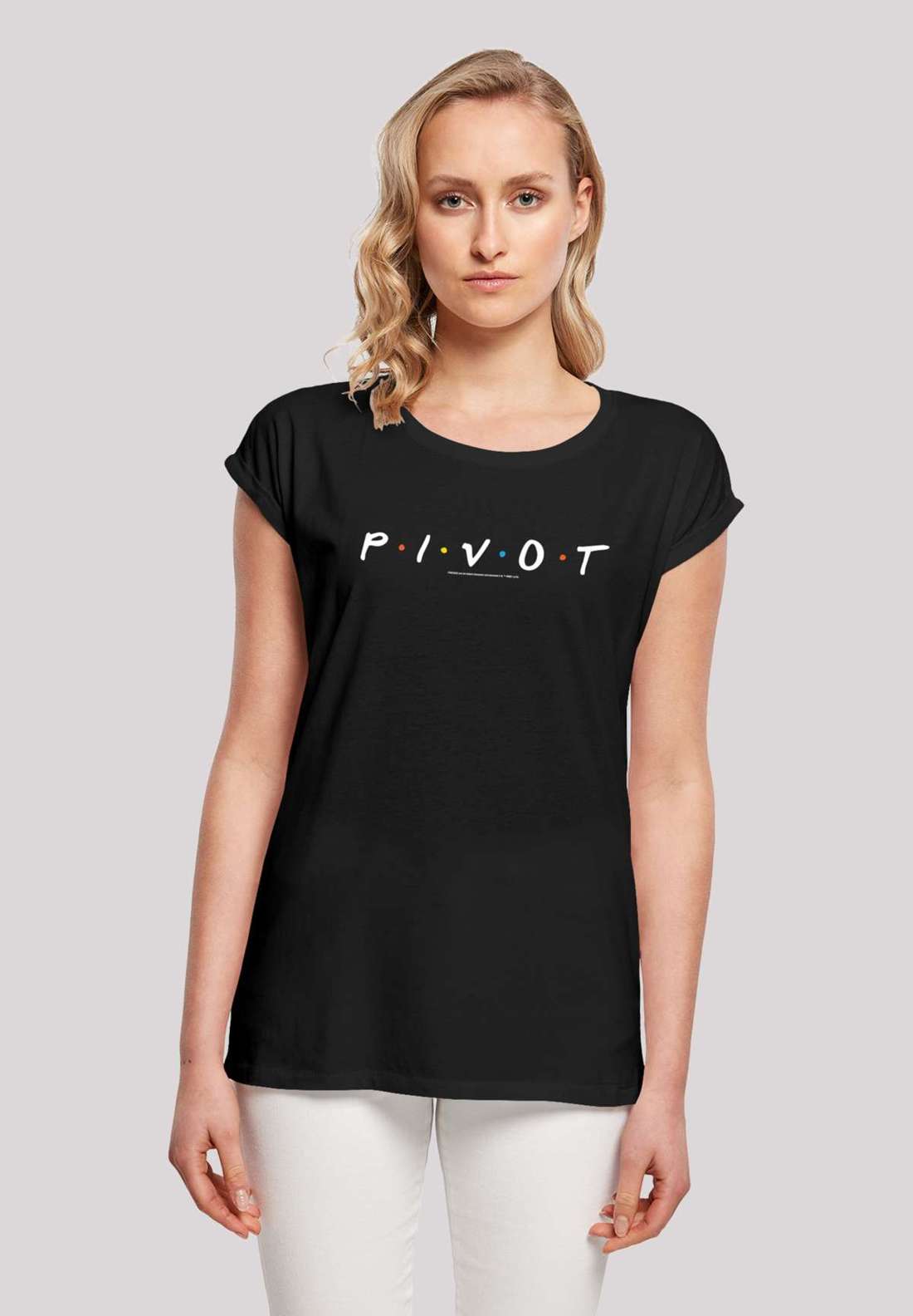 футболка `FRIENDS TV Serie Pivot Logo BLK`