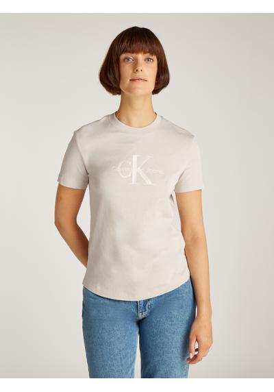 Рубашка с круглым вырезом и принтом логотипа GLOSSY MONOLOGO REGULAR TEE