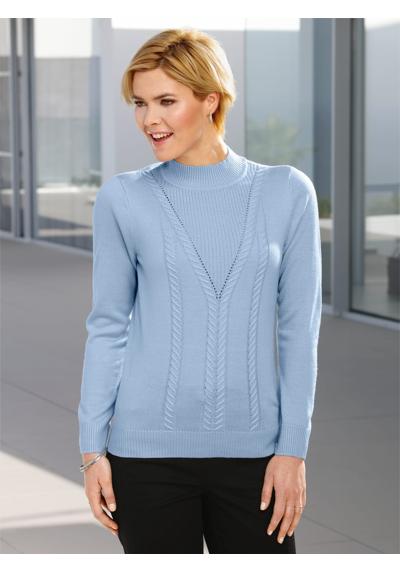 Свитер с воротником-стойкой Pullover