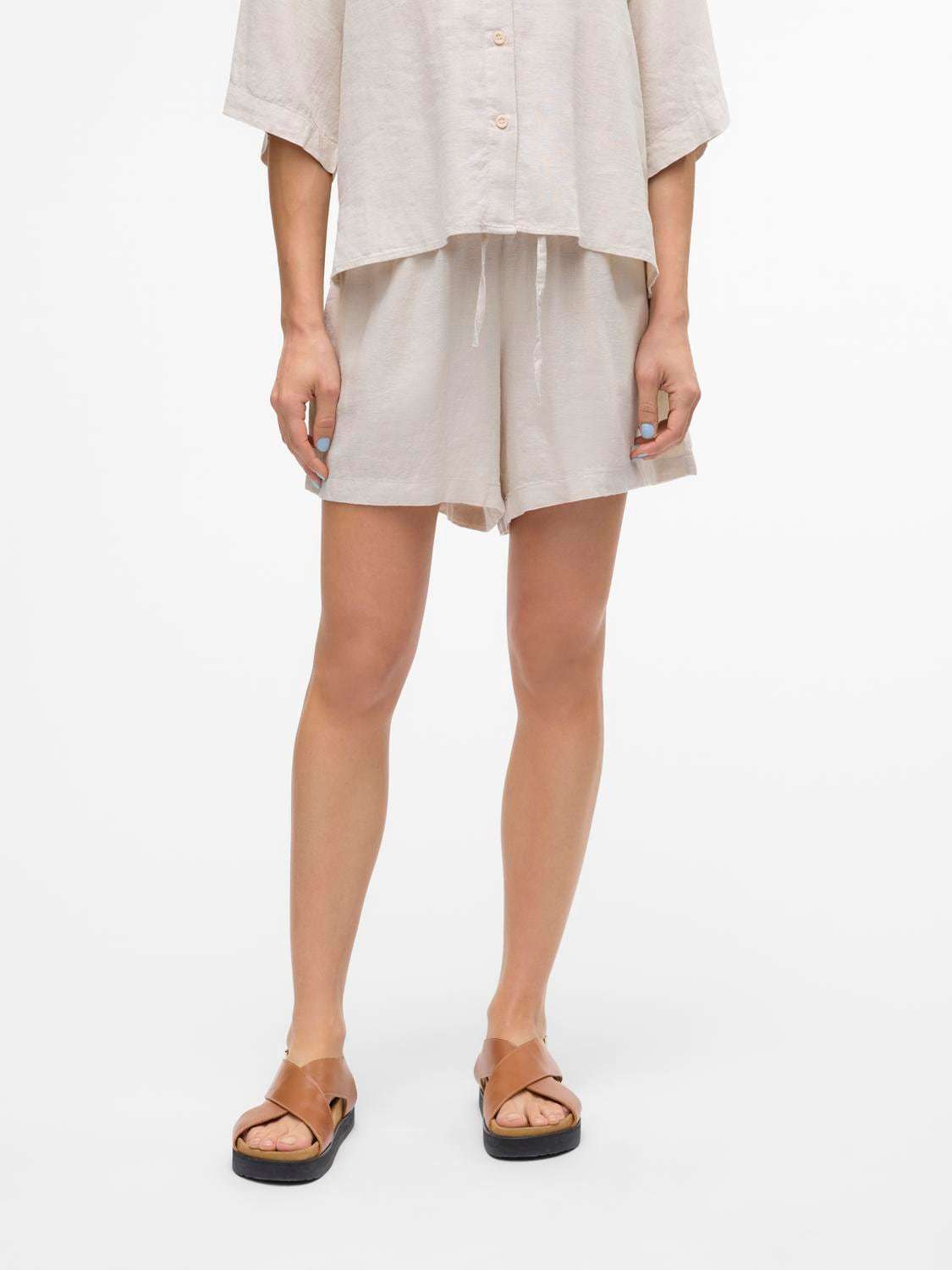 шорты VMLINN LINEN SHORTS WVN NOOS