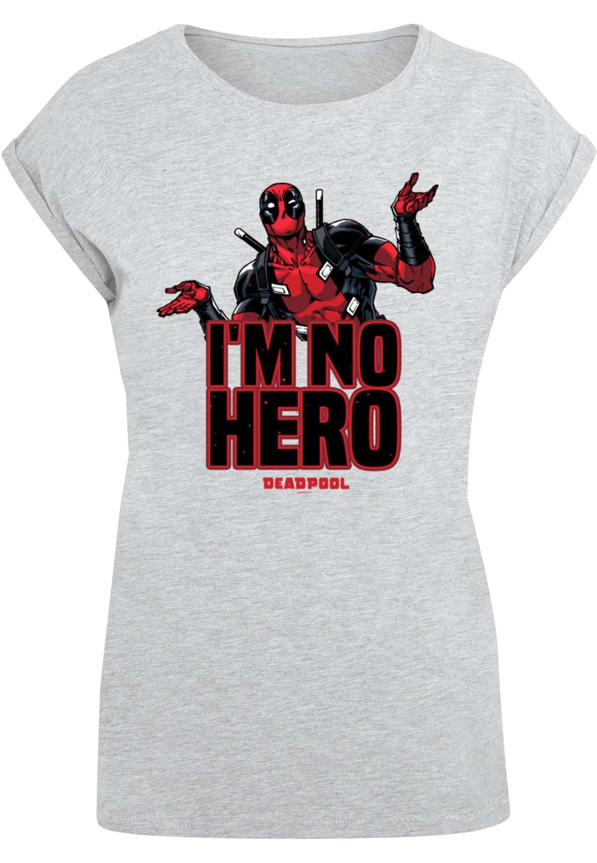 футболка »Damen Ladies Deadpool - I Am No Hero T-Shirt«