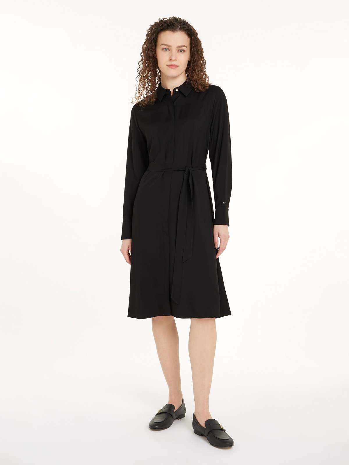 Платье-рубашка »FLUID VISCOSE SHIRT DRESS«