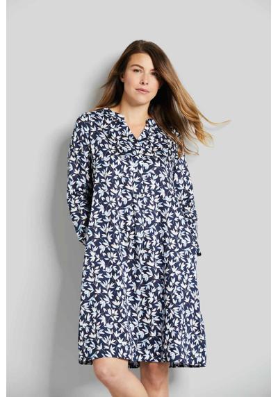 Платье-блузка с цветочным узором