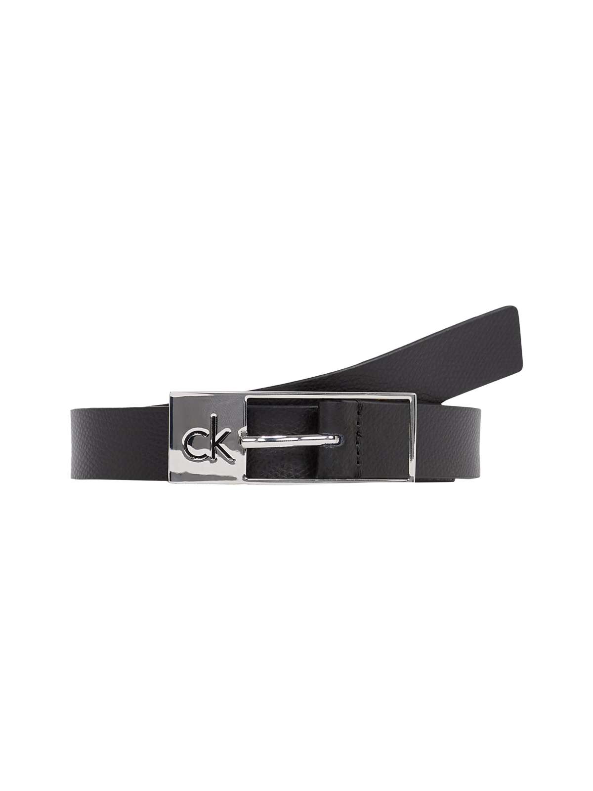 Кожаный ремень »CK CUT SQUARE BUCKLE 2.0_CAVIAR«